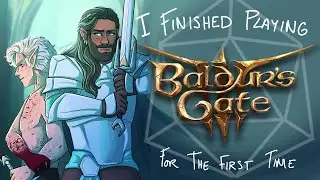 I Finished a Video Game for the First Time in Ten Years!! | Baldur's Gate 3 Speedpaint