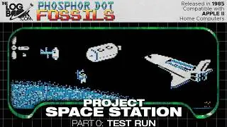 Project Space Station (Apple II, 1985) part zero: the test run