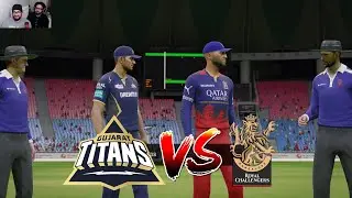 RCB VS GT  5 over Match in Cricket 24