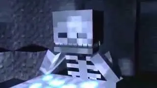 Мультик в Minecraft невезучий скелет