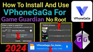 How to install and use Vphonegaga For Game Guardian No root 2024