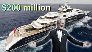 Steven Spielberg's super luxury yacht 