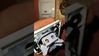 Замена выключатель одноклавишный.