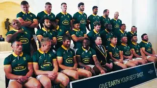 Springboks Up Close / Team photo & Captain's Run