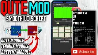 Qute Mod Apk + Smooth UI Script || Non Root || Increase Android Gaming Performance || #xj_tweaks