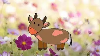 Рисуем с детьми 4-5 лет Давай нарисуем Корову