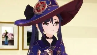 Mona becomes Ara Ara || Genshin MMD