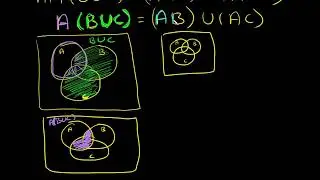 Show that A∩(BUC) = (A∩B)U(A∩C)