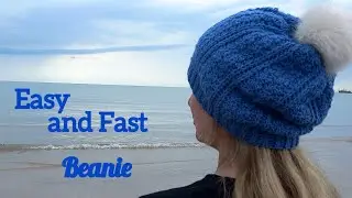 Quick And Simple Crochet Beanie Hat👍