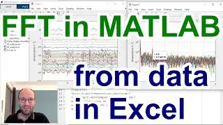 How to do a fast Fourier transform (fft) in MATLAB from an xlsx data file given in Microsoft Excel