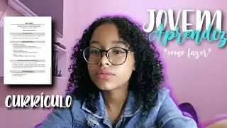 Como fazer currículo?! Jovem aprendiz 2022.