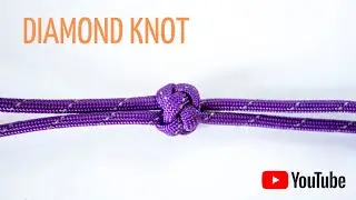 Diamond Knot paracord, бриллиантовый узел из паракорда