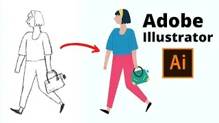 Character Illustration | Adobe Illustrator 2022 Tutorial