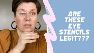 Guys, these eye stencils from Beth Bender Beauty are INSANE! | First Impressions