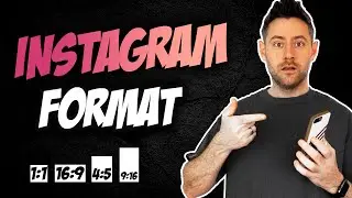 TUTORIAL richtiges Format für Instagram | ALLE Größen erklärt!