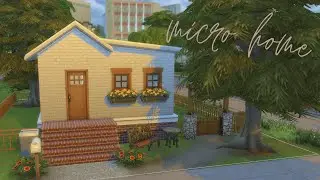 Building a Micro Home In The Sims 4 | In Game Audio Only