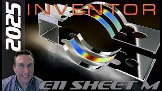 Autodesk Inventor - Sheet Metal - E11 - Tutorial for Beginners
