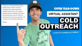 Cold Outreach for Virtual Assistants | Offer Tear-Down