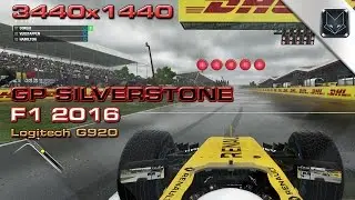 F1 2016 PC - GB SILVERSTONE 3440x1440 ASUS PG348Q GTX980Ti logitech G920