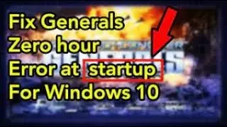 How to Fix C&C General Zero Hour problems in 5 minutes (technical difficulty error) | Zerohour fix