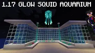 Minecraft Glow Squid Aquarium | Minecraft Snapshot 21w03a