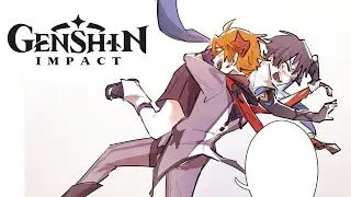 Te estuve esperando - Genshin Impact comic (FANDUB)