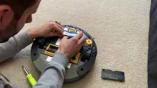 Replacing battery in Shark ION Robot R75 Smart Vacuum