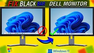 Easy Fix for Black Bar Screen Issue in Windows 11