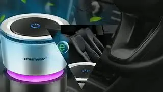 Car Air Purifier 12V Negative Ions Air Cleaner Ionizer Air Freshener