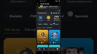 🔥3 thẻ cho kèo Hamster Kombat 🔥 