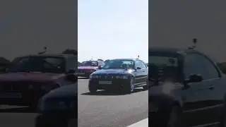 BMW E46 M3 vs E36 M3 vs M2 Comp.  #dragrace #youtubeshorts #bmwe46m3 #e36m3 #shorts credit -Carwow