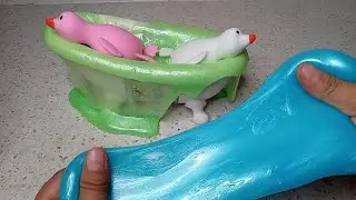 slime bath 🛀 🤮🤮#squishy #funny #cute #satisfying #asmrvideo