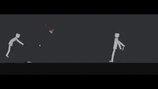 Humans Throwing Weapons At Each Other In People Playground (3)