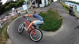 FIRST TIME on pumptrack |MTB Stunt|