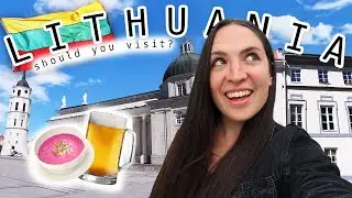 LITHUANIA SURPRISED ME 🇱🇹 day one in vilnius walking tour