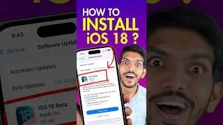 Install iOS 18 on Your iPhone Now!! 🤩