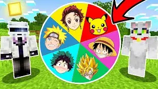 ¡LA RULETA DEL ANIME! 🎯😱 - PRUEBA TU SUERTE EN MINECRAFT