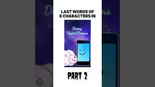 Last words of characters in Dreary Digital Dreams PART 2 #shorts #inanimateinsanity #osc #iii