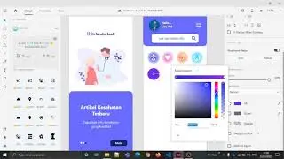 Medical App UI/UX Design in Adobe XD | Health App Design
