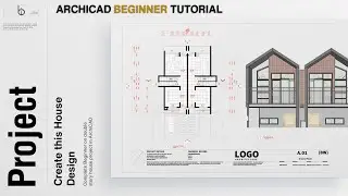 ArchiCAD 26 Beginner Tutorial | Your First Double Story House Design 2023
