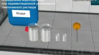 Определение водоотделения или седиментационной устойчивости тампонажного раствора