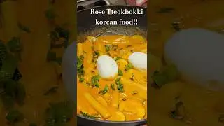 Best rose teokbokki recipe #먹방 #mukbang #food #koreanfood #youtubeshorts #pancake #foodie #shorts