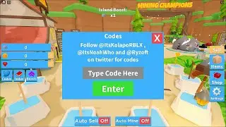 Roblox 💯[ALL CODE]💯 ⛏️Mining Champions⛏️