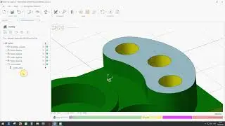 Фрезерная обработка (2,5Д) детали в программе eCAM V5.0. Часть 2