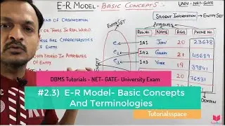2.3- ER Model Database Basic Concept And Terminology | ER Model In DBMS | entities in database