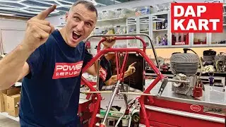 Vintage DAP Kart Restoration Episode 4: New Chrome - POWER REPUBLIC