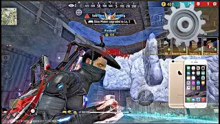 No lag Settings iphone 6 👽 HUD+DPI⚙️/ iphone 6 Free fire Highlights 🔥❤️ m1887.Exe