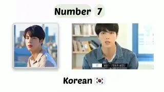 How many languages can BTS Jin ♡ speaks!! #jin #btsjin #bts