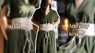 How to Sew a Corset Belt (FREE pattern!)