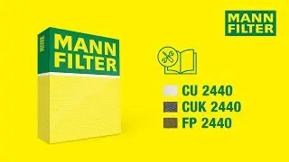 How to change a cabin air filter by MANN-FILTER | CU 2440 - CUK 2440 - FP 2440